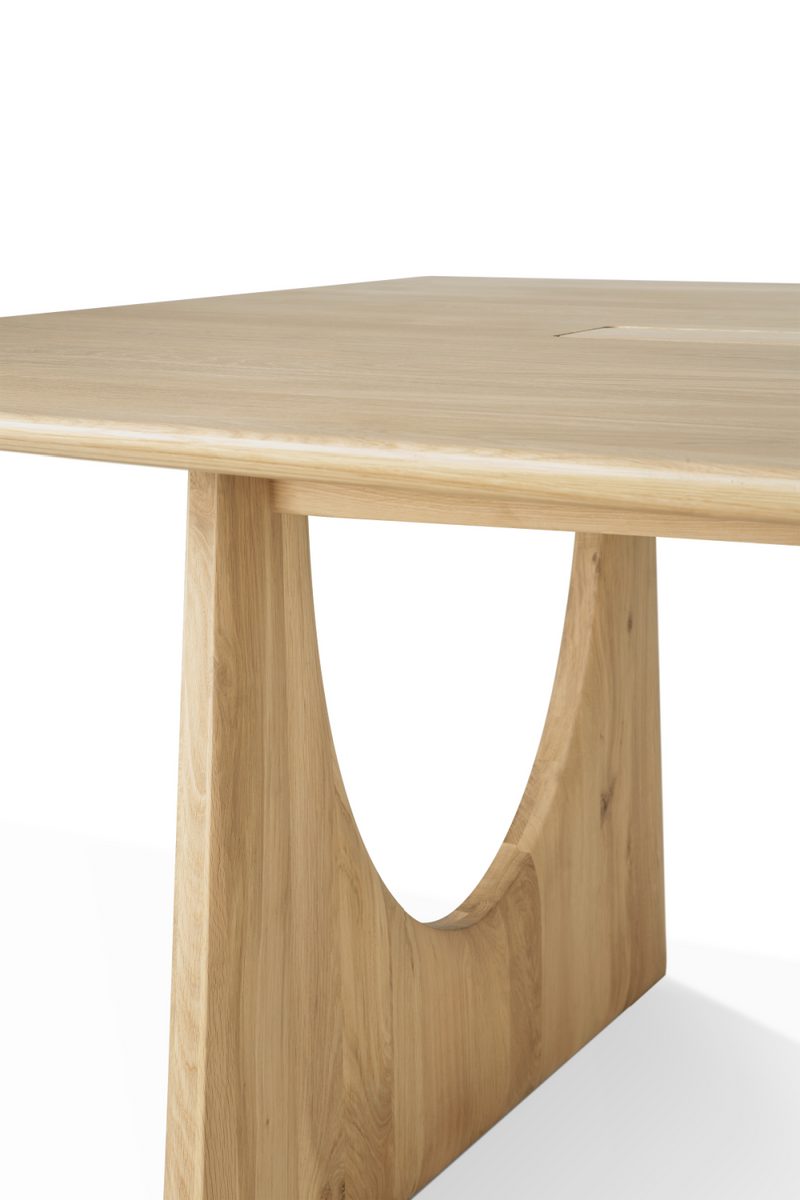 Mesa de Reunión Rectangular de Roble | Ethnicraft Geometric