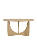 Mesa de Comedor Redonda de Roble | Ethnicraft Geometric | Oroa.es