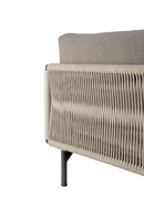 Sofá de 2 Plazas de Jardín de Teca y Aluminio | Ethnicraft Corbey | Oroa.es