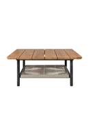 Mesa de Centro de Jardín de Teca y Aluminio | Ethnicraft Corbey | Oroa.es