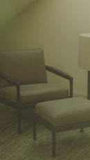 Reposapies Clásico Escandinavo de Caoba | Ethnicraft Jack | Oroa.es