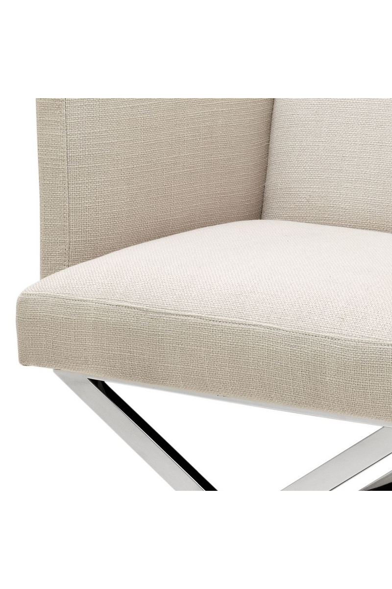 Sillón Beige de Patas Cruzadas | Eichholtz Dawson | Oroa.es