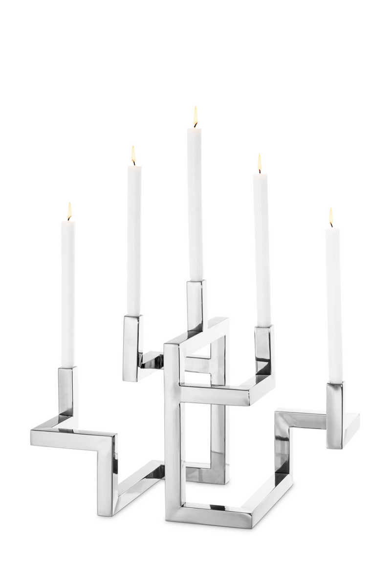 Candelabro Plateado |  Eichholtz Skyline | Oroa.es