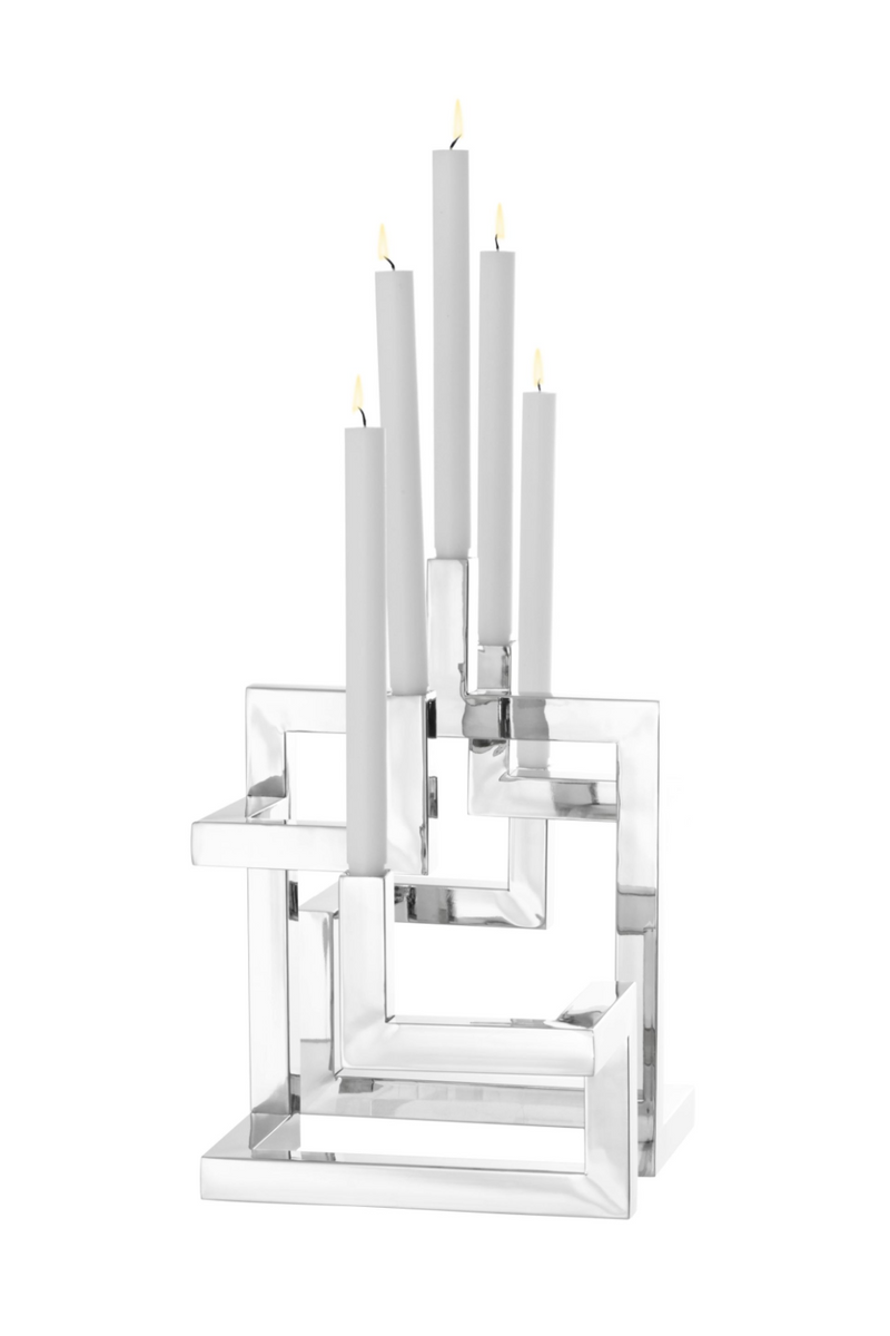 Candelabro Plateado |  Eichholtz Skyline | Oroa.es