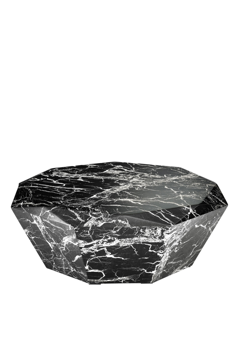 Mesa de Centro Negra de Diamante Pulido | Eichholtz Diamond | OROA.es