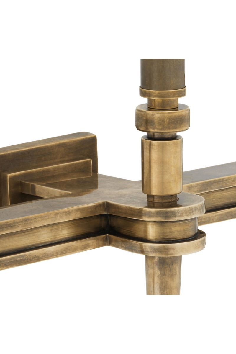 Aplique de Pared Triple Dorado | Eichholtz Waterloo | OROA.es