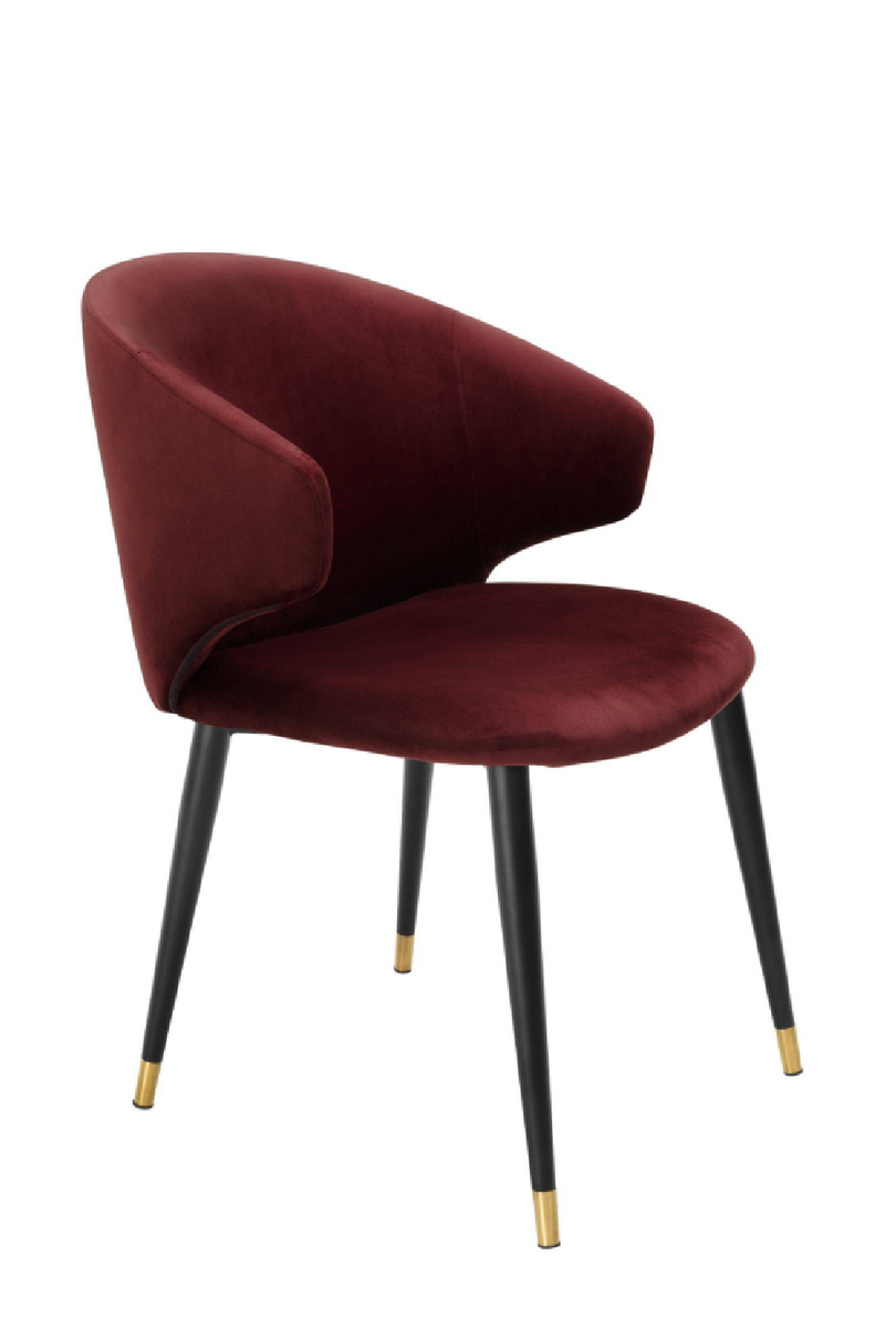 Silla de Comedor Terciopelo Rojo | Eichholtz Volante | OROA.esSilla de Comedor Terciopelo Rojo | Eichholtz Volante | OROA.es