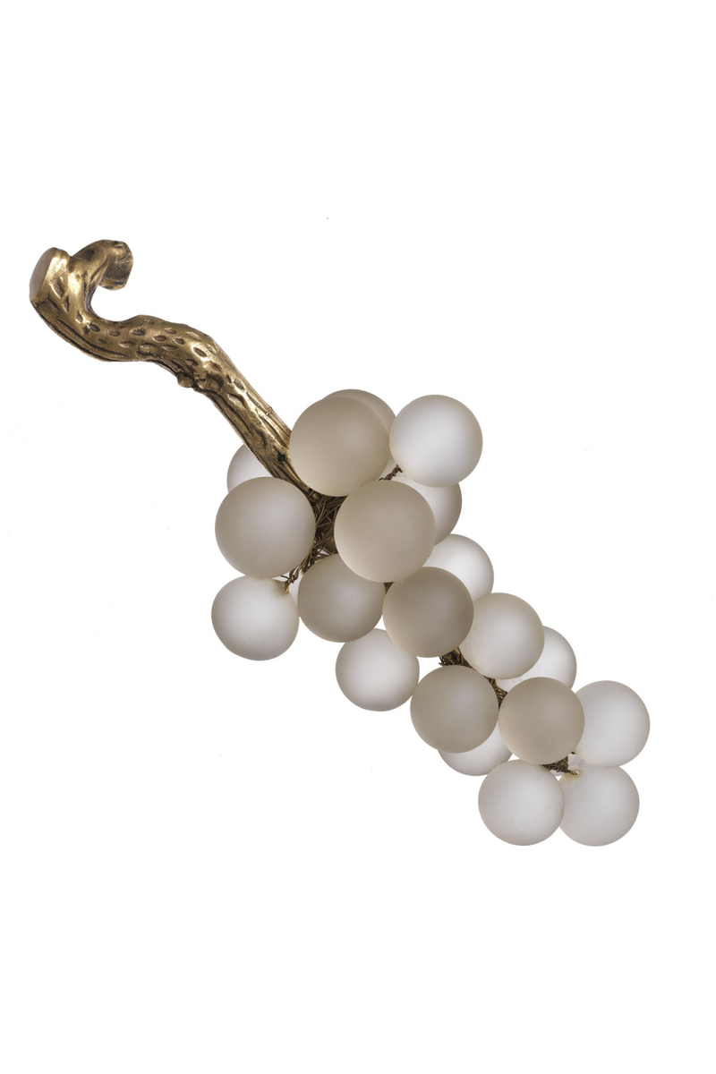 Decoración Uvas en Vidrio Blanco | Eichholtz Grapes | Oroa.es