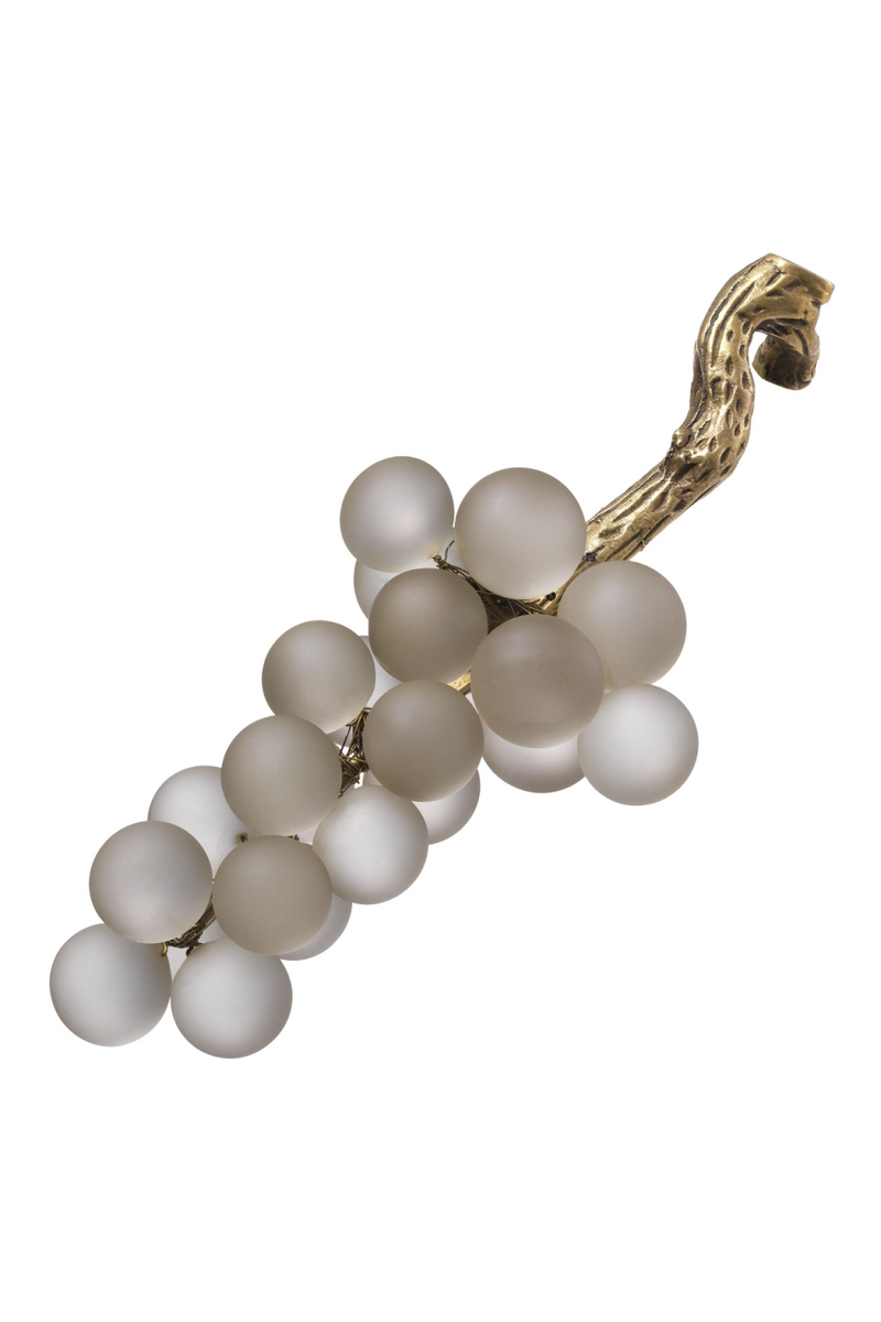 Decoración Uvas en Vidrio Blanco | Eichholtz Grapes | Oroa.es