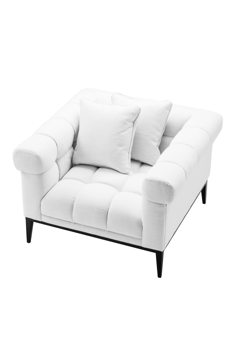 Sillón Blanco Acolchado | Eichholtz Aurelio | OROA.es