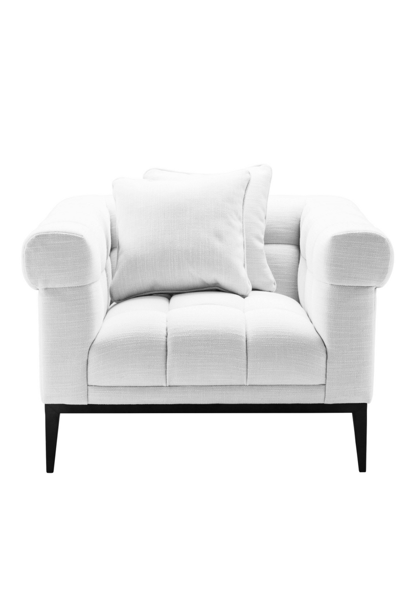 Sillón Blanco Acolchado | Eichholtz Aurelio | OROA.es