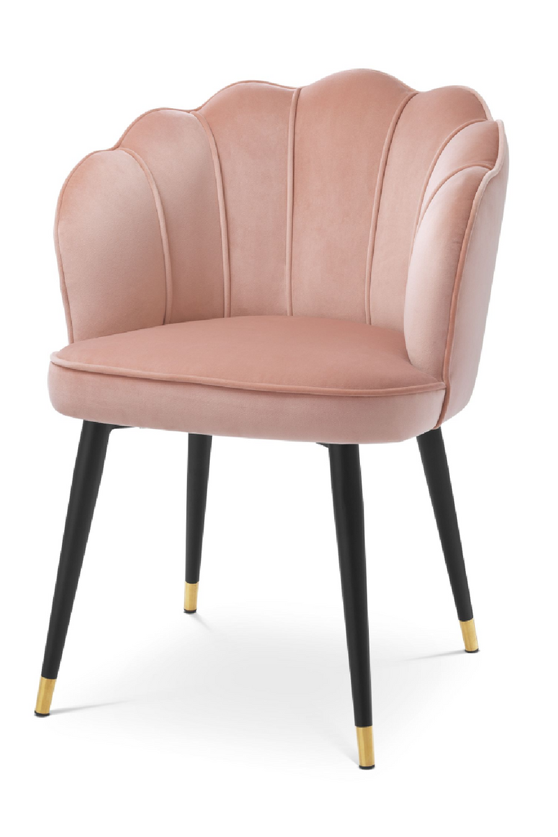 Silla de terciopelo Rosa | Eichholtz Bristol | OROA.es