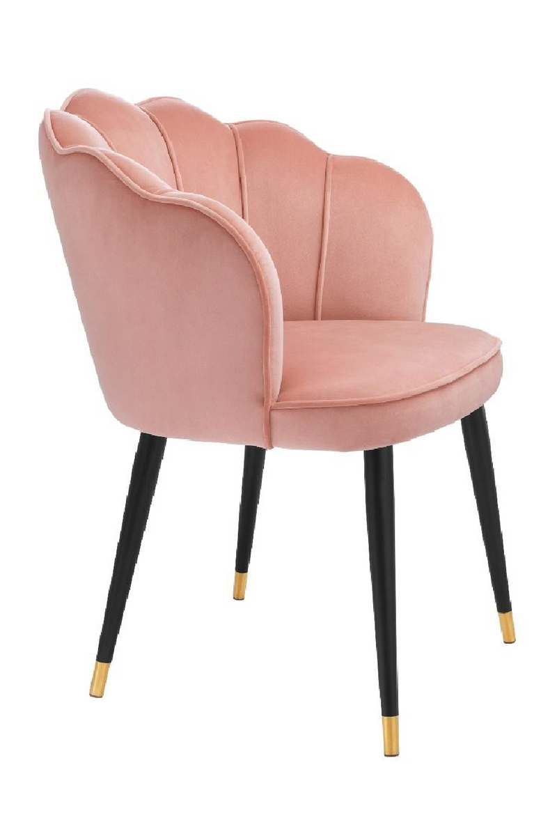 Silla de terciopelo Rosa | Eichholtz Bristol | OROA.es