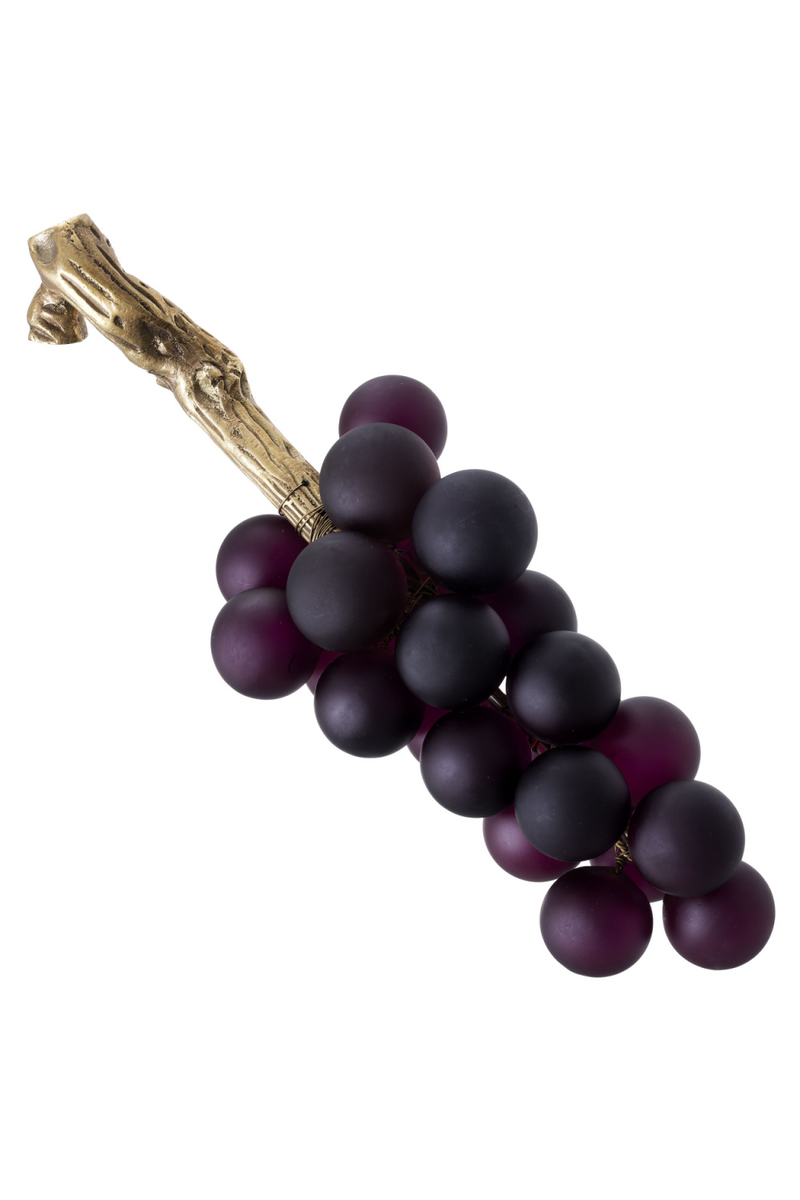 Decoración Uvas en Vidrio Púrpura | Eichholtz Grapes | Oroa.es