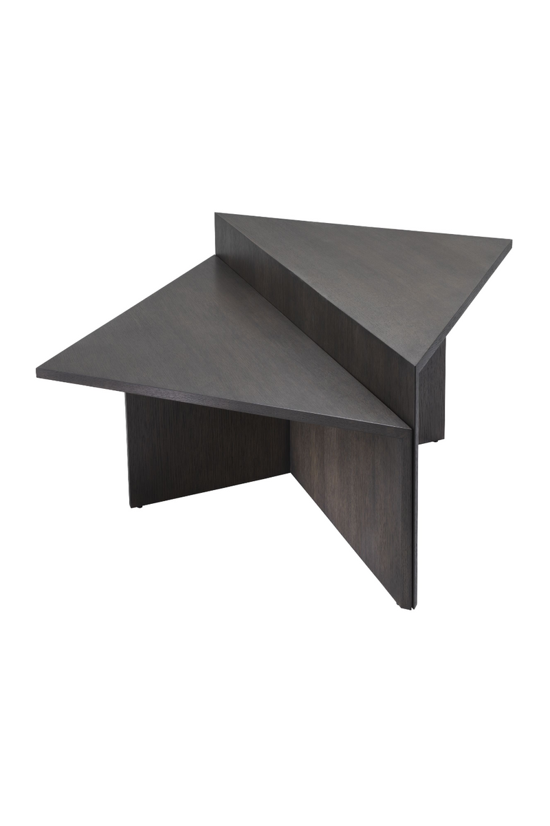 Mesa de Centro Triangular Marrón Oscuro | Eichholtz Fulham | OROA.es