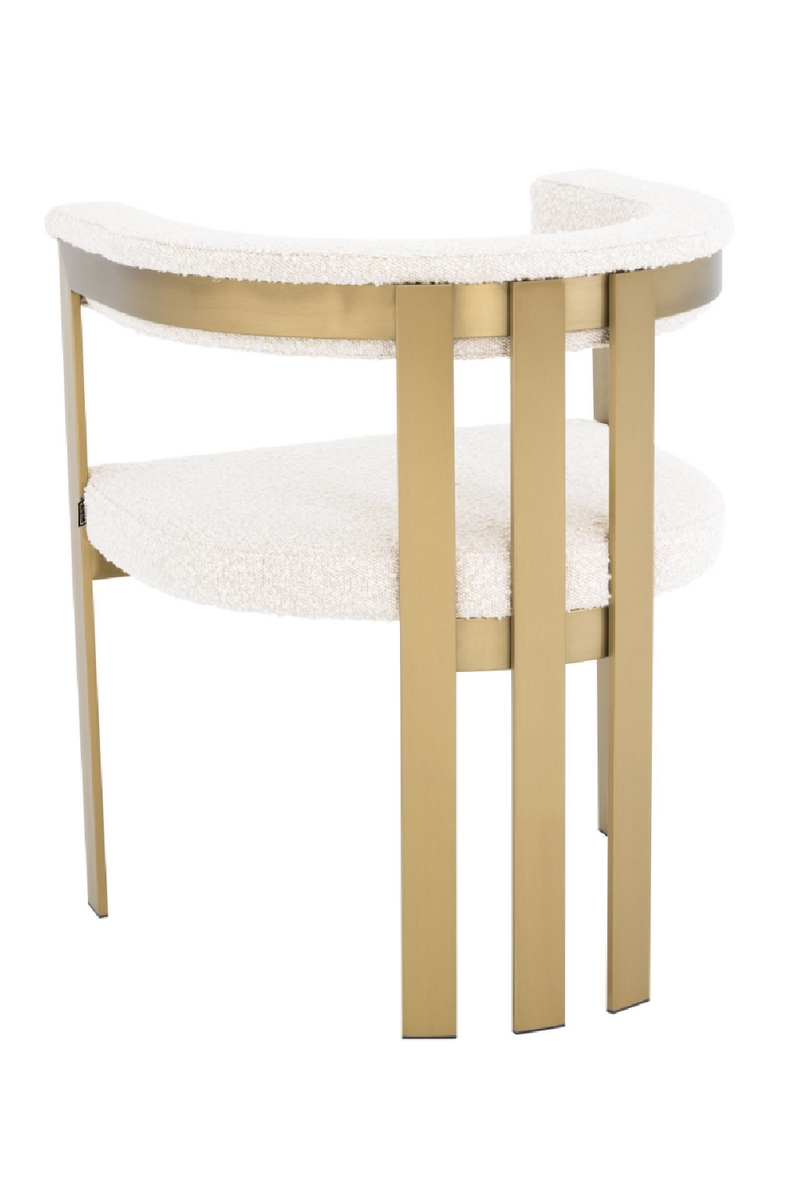 Silla De Comedor Blanca Bouclé| Eichholtz Clubhouse | OROA.es