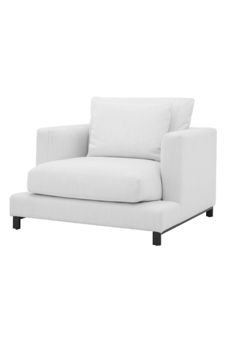 Sillón Decorativo Blanco en Forma de Cubo | Eichholtz Burbury | OROA.es