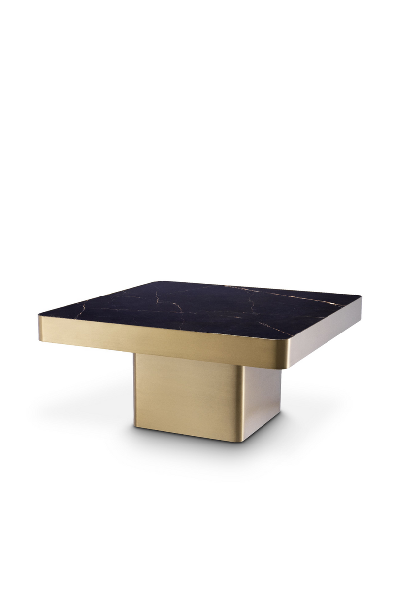 Mesa de Centro con Pedestal Cuadrado | Eichholtz Luxus | OROA.es