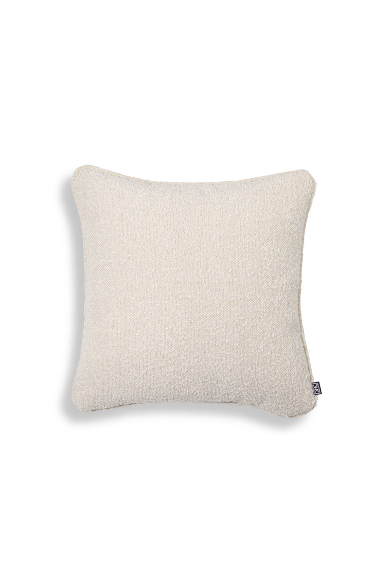 Cojín Cuadrado Crema S | Eichholtz Bouclé | Oroa.es