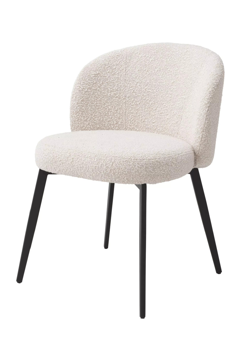 Silla de Comedor Bouclé Crema (Set de 2) | Eichholtz Lloyd | OROA.es