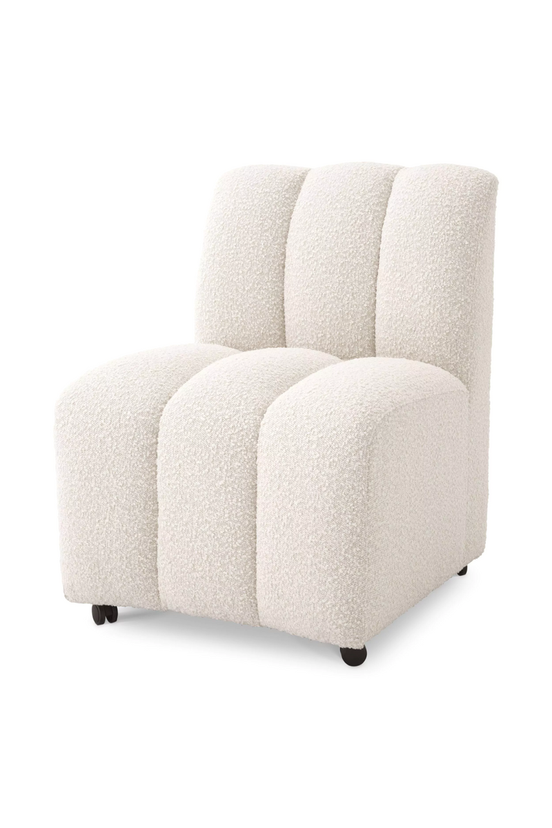 Silla de Comedor Bouclé Crema | Eichholtz Kelly | Oroa.es