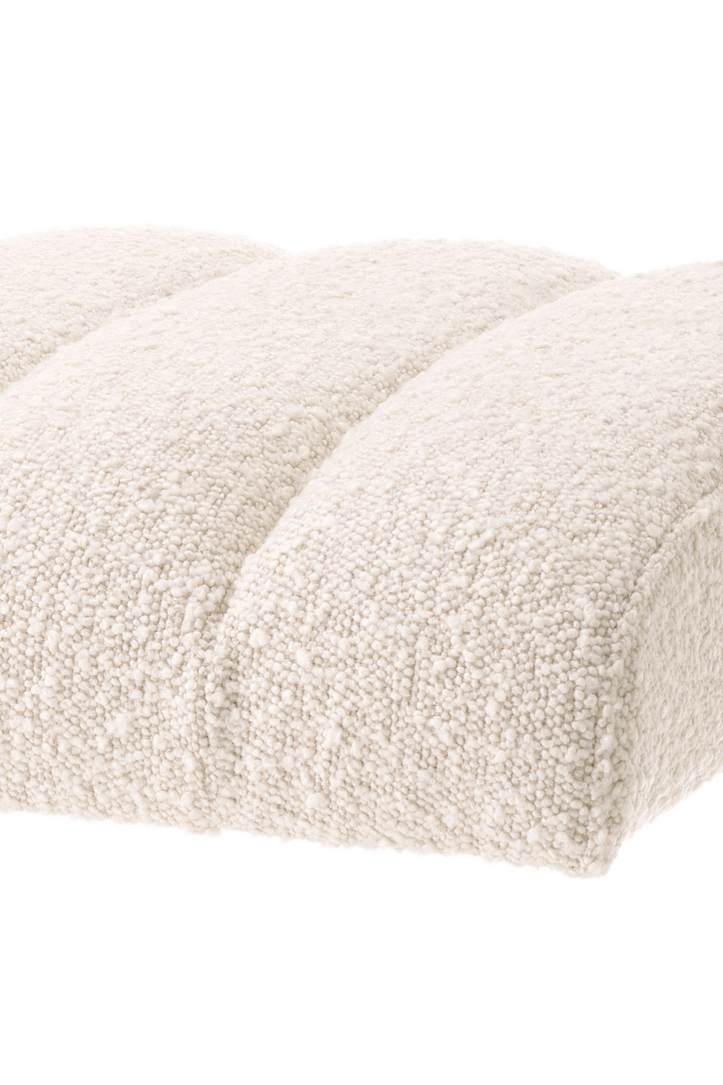 Puff Bouclé Crema | Eichholtz McGuire | OROA.es