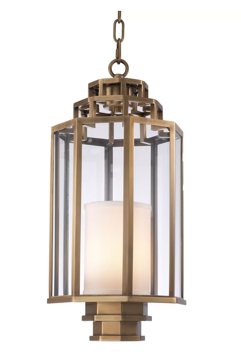 Lámpara de Techo de Latón Envejecido | Eichholtz Monticello S  | Oroa.es