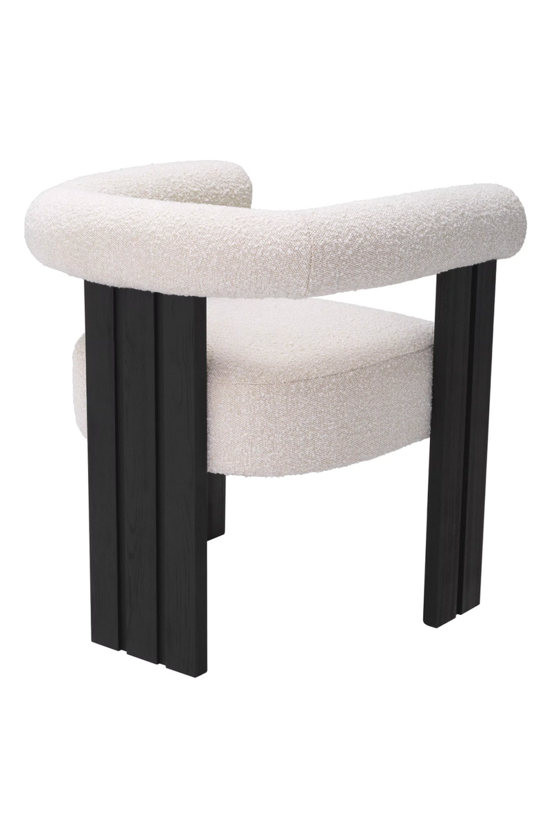 Silla de Comedor Bouclé Crema | Eichholtz Percy | Oroa.es