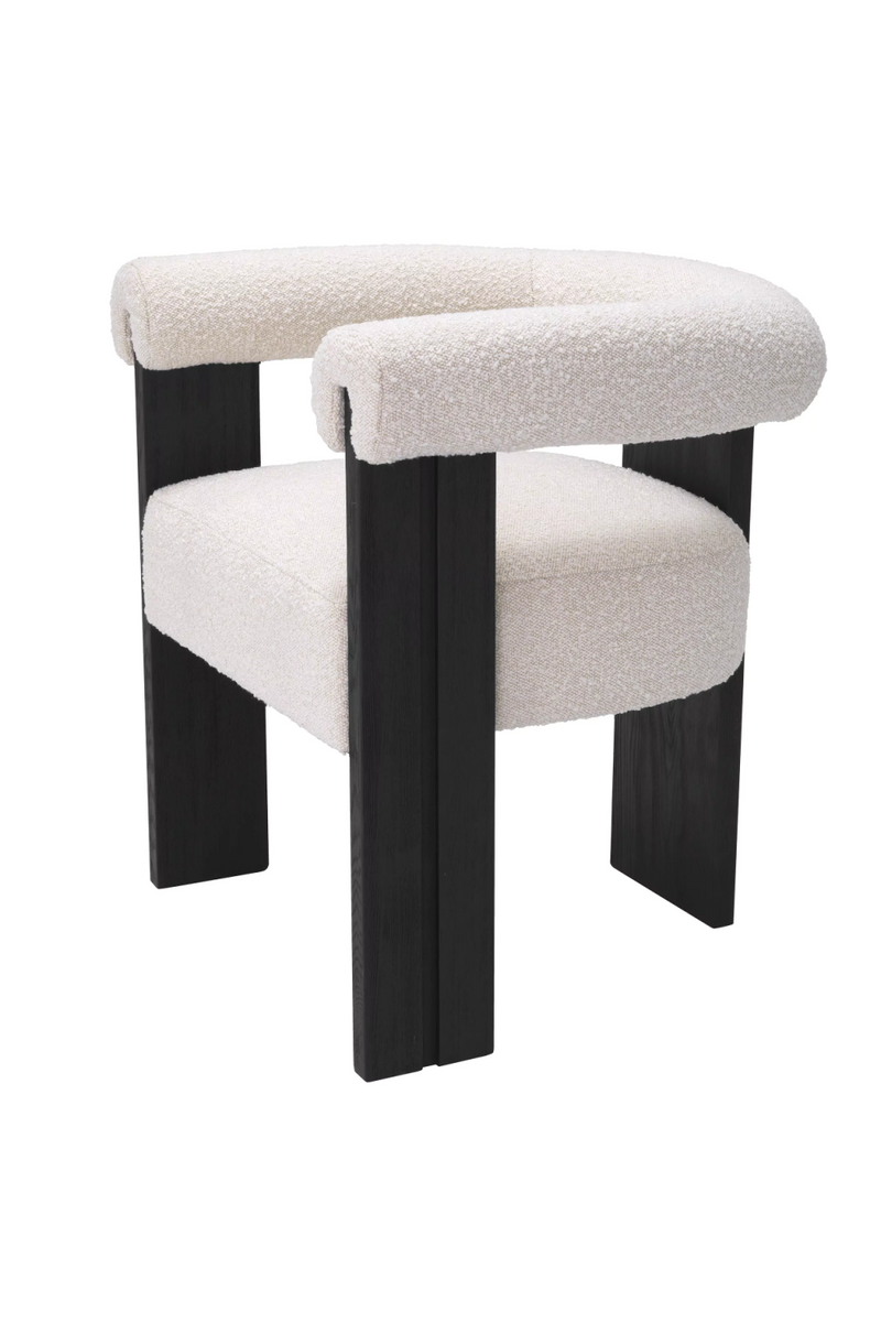 Silla de Comedor Bouclé Crema | Eichholtz Percy | Oroa.es