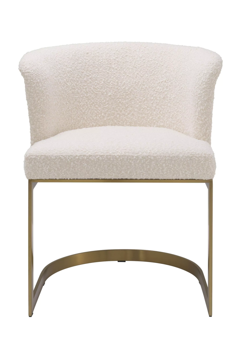 Silla de Comedor Bouclé Crema | Eichholtz Bofinger | Oroa.es