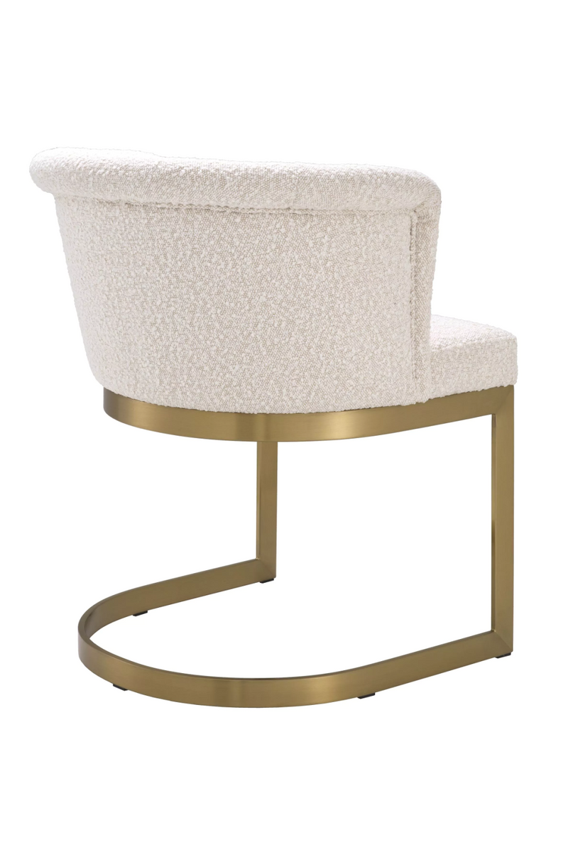 Silla de Comedor Bouclé Crema | Eichholtz Bofinger | Oroa.es