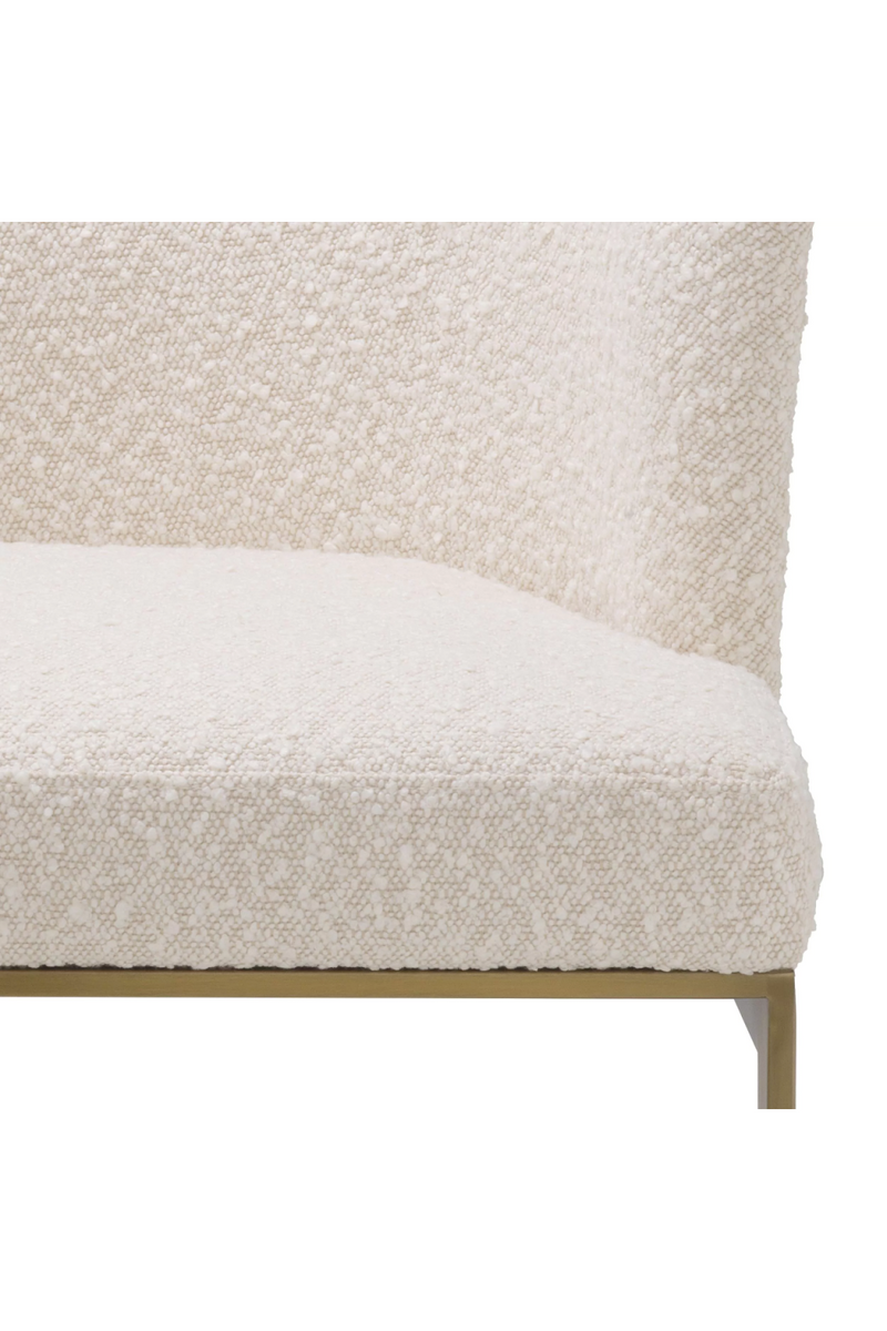 Silla de Comedor Bouclé Crema | Eichholtz Bofinger | Oroa.es