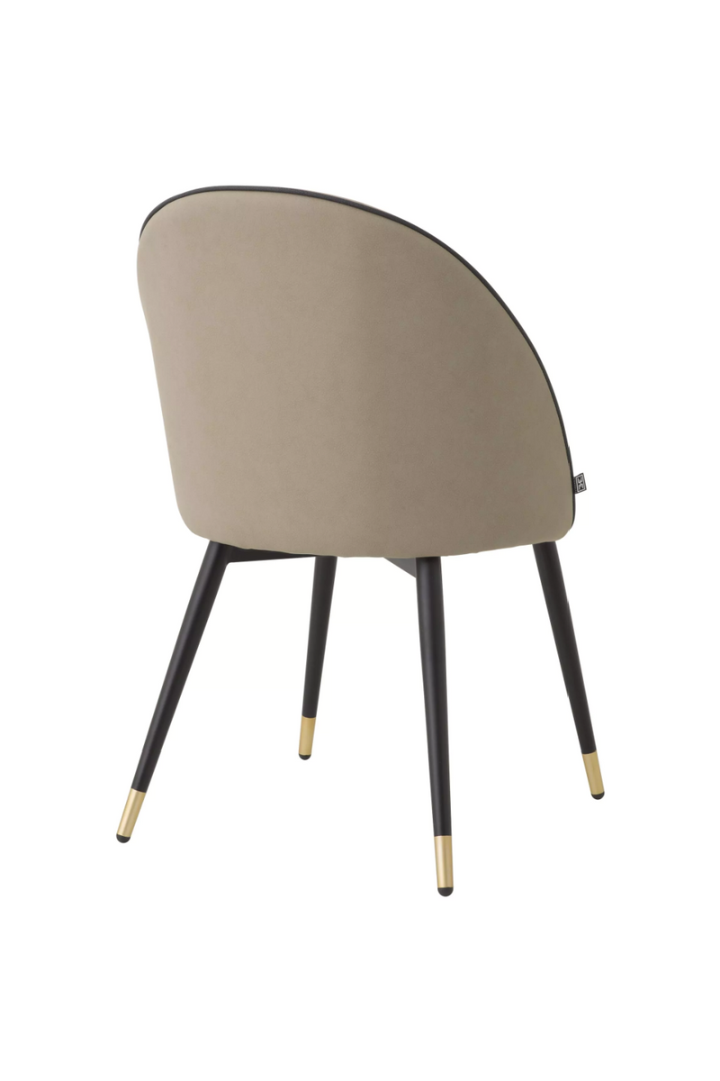 Silla de Comedor en Piel Sintética Beige (Set de 2) | Eichholtz Cooper | Oroa.es