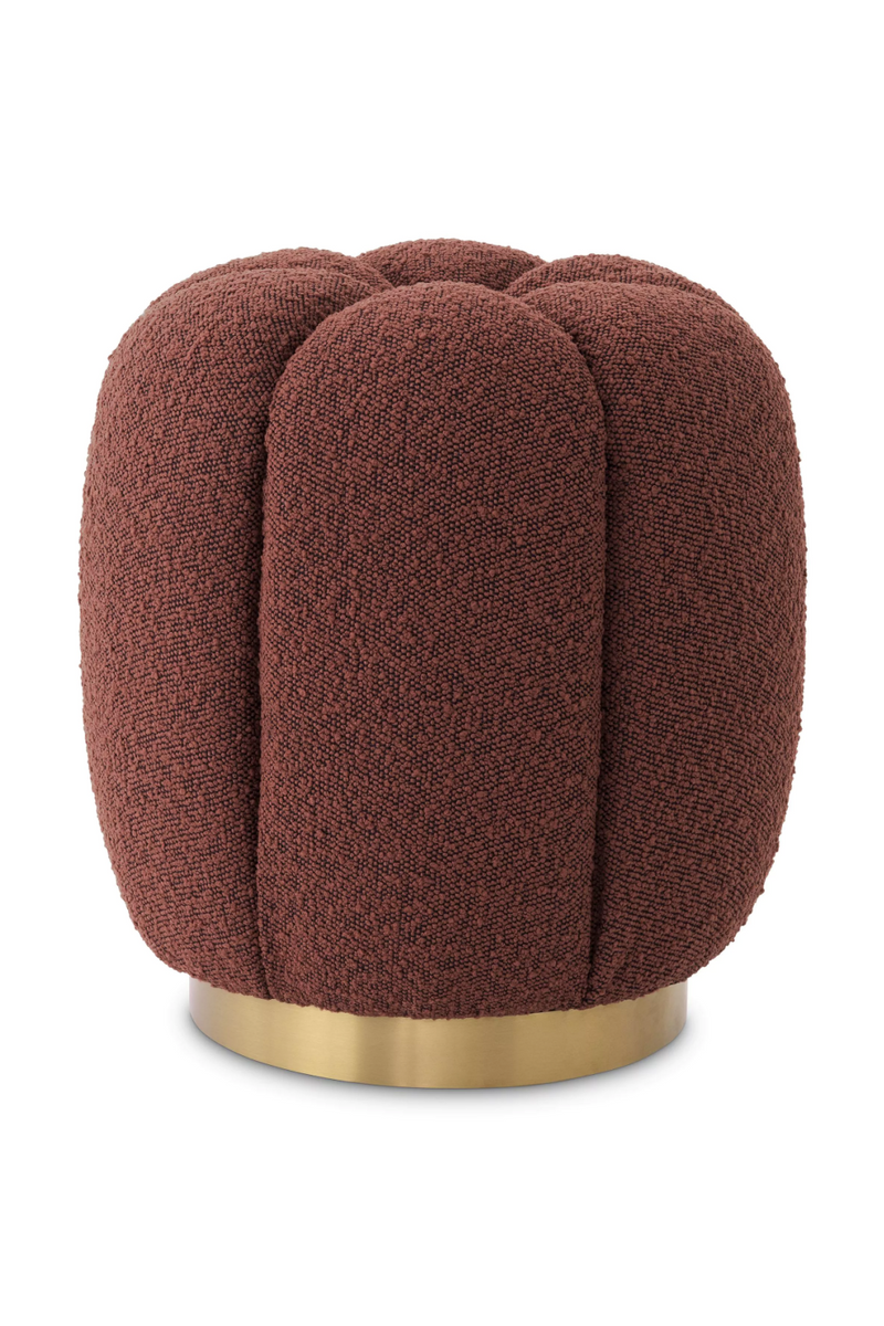 Puff Bouclé Rojizo | Eichholtz Orchanic | Oroa.es