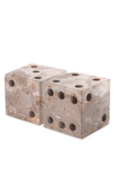 Accessorios de Oficina de Mármol Marrón (Set de 2) | Eichholtz Visa | Oroa.es