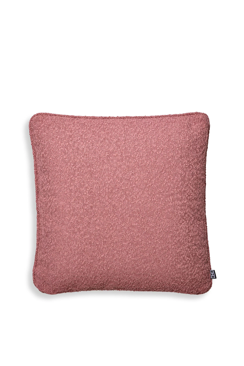 Cojín Cuadrado Bouclé Rosado | Eichholtz Bouclé S | Oroa.es