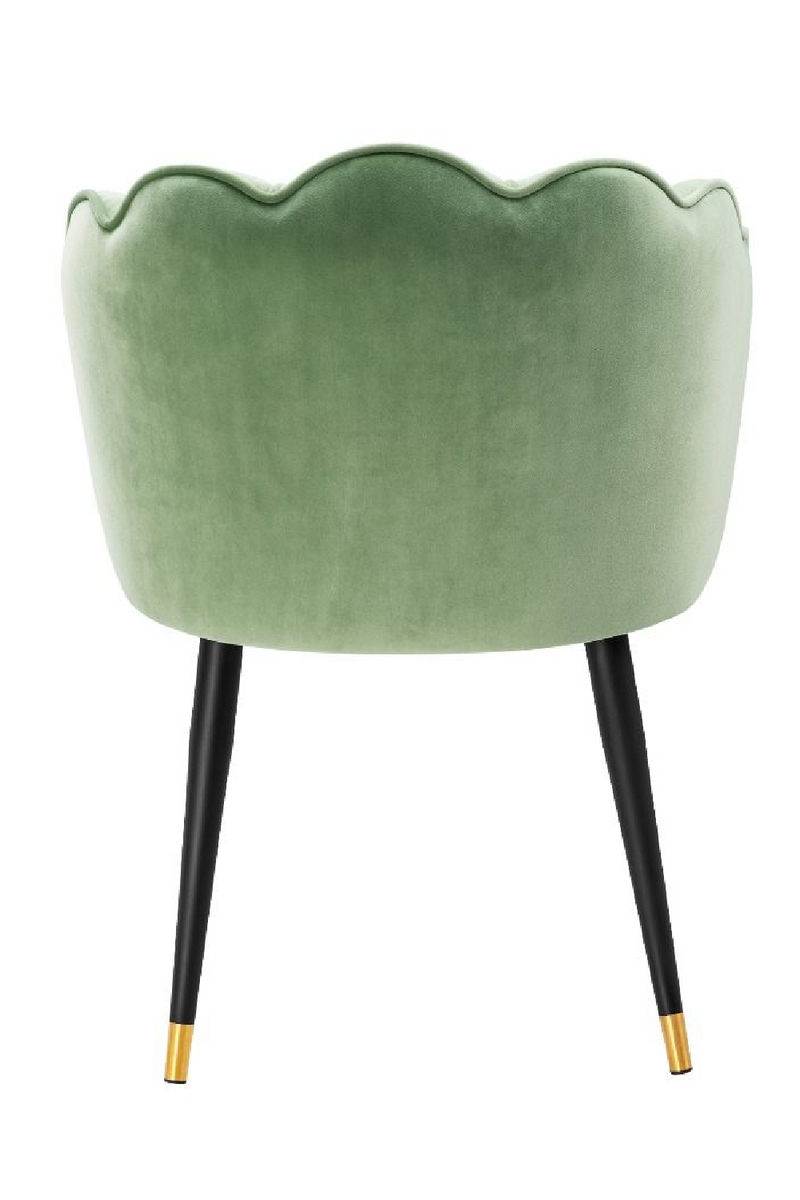 Silla de terciopelo Verde | Eichholtz Bristol | OROA.es