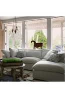 Cojín Ikat con Ribete de Terciopelo | Andrew Martin Volcano M | Oroa.es