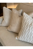 Coussin carré à motif maillons de chaîne | Andrew Martin Burlington | Oroa.es