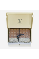 Plaid en Lana y Cachemir Taupé | Andrew Martin Burlington | Oroa.es