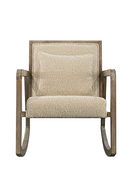 Silla Mecedora Bouclé Crema | Andrew Martin Jed| Oroa.es