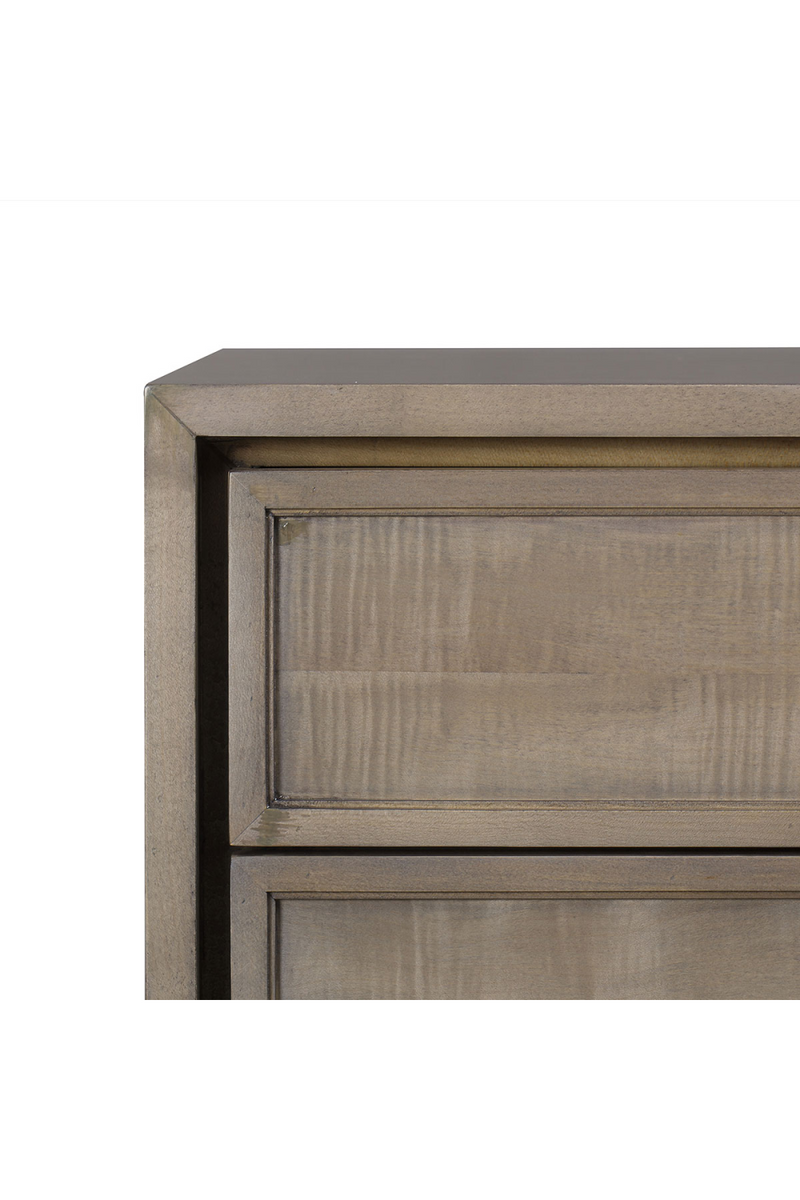 Wooden Double Drawer Nightstand | Andrew Martin Chloe | OROA.com