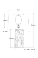 Lámpara de Mesa con Base de Madera | Andrew Martin Sierra | Oroa.es