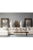 Chalk White Linen Sectional Sofa L | Andrew Martin Truman | OROA