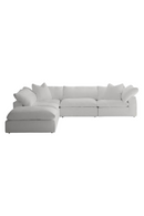 Chalk White Linen Sectional Sofa Jnr | Andrew Martin Truman | OROA