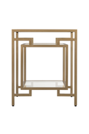 Glass in Golden Frame Side Table | Andrew Martin Architect | OROA