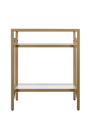 Glass in Golden Frame Side Table | Andrew Martin Architect | OROA