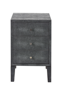 Gray Shagreen Three Drawers Side Table | Andrew Martin Georgia | OROA
