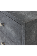 Gray Shagreen Three Drawers Side Table | Andrew Martin Georgia | OROA