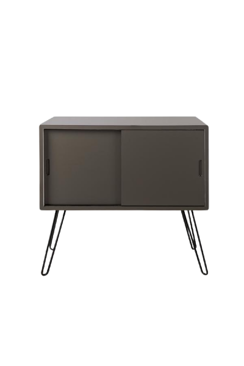 Khaki Sliding Door Nightstand | Andrew Martin Mondrian | OROA